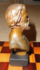 Small 19th C  Bronze Metal Bust Of Giuseppe Verdi 3 5  Tall
