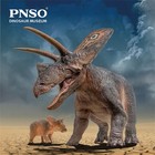 Pnso 1 35 Torosaurus Dinosaur Model Animal Figure Decor Collections Toys Gift