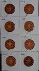 Job Lot 25 X 2p Proof Coins 1977-2011