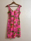 Nwot 1960s Vintage Size S m Abstract Hawaiian Dress A-line Christmas Gift 
