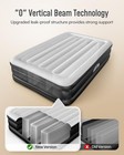 Premium Full Size Air Mattress 18  Elevated Airbed With Built-in Pump Camping Us