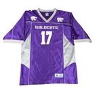 Russell Athletic Kansas State Wildcats Youth Jersey Purple Xl 18 20 Number 17