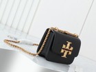 Tory Burch Eleanor Small Convertible Shoulder Bag Black Outlet New 19cmxl4cmx7cm