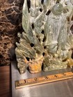 Antique Chinese Carved Multicoloured Nephrite Jade Sculpture 1300 Grams