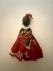 Vintage 1950s Plastic Caribbean Souvenir Doll  Martinique Folk Art 6 