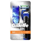 Gillette Fusion Men s Precision Beard Trimmer  Razors And Edger  Blue