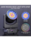 Moving Head Light 19x10w Rgbw 4in 1 Beam Wash Stage Light Dmx512 Sound Activated