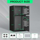 6 0 Cub Large Home Safes With Water And Fireproof   Digtal Safe For Home Use