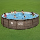 Coleman Power Steel 18    X 48    Round Metal Frame Above Ground Pool Set
