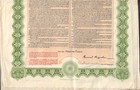 Brazil   Port Of Para 1907  Gbp 20 Gold Bond W Coupons