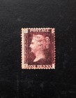 Queen Victoria Gb Penny Red  Sg 43 Pl 217 Mh Plum Well Centered Good Perfor  Vf
