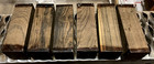 Six  6  Beautiful Exotic Bocote Turning Blanks Lathe Lumber Wood 2  X 2  X 6 