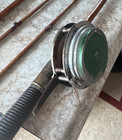 Antique 1920s    vintage Bamboo Fly Fishing Reel rod    good Condition