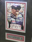 Nascar Autographed Display W  Earnhardt Jr  jimmie Johnson   Jeff Gordon  Mark M