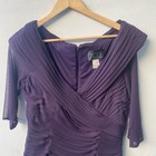 Alex Evenings Dress Size 12 Purple Womens Formal Maxi Event Mother Of The Bride