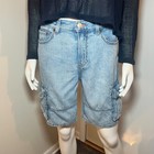 Abercrombie Kids Jorts Denim Jean Shorts 16yr - Retro 90s Skater Grunge Y2k Gorp