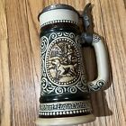 1978 Vintage Avon Beer Stein Hunting And Fishing Theme Made By Ceramarte Brazil