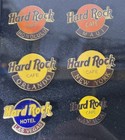 Hard Rock Cafe Pin Lot Of 42 Us Cities Instruments Framed Great Collection 