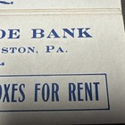 Vintage Lot X 12 Ink Blotter Cards West Side Bank West Pittston Pa 