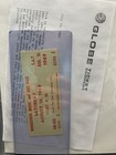 Woodstock 1969 Ticket Unused Original Saturday 8 16 Hendrix Joplin Globe Letter