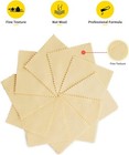 100 Pcs Jewelry Cleaning Cloth For Sterling Silver Gold Platinum - Yellow