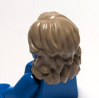 Lego - Minifigure Hair - Tan Blonde  Long  Wavy  Part  Mid Length