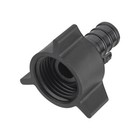 25 Pcs Efield Poly Crimp Pex Fittings 1 2  X 1 2  Female Swivel Adapter With Tab
