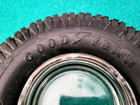 Vintage 60s Goodyear Tire Ashtray  Custom Cross Rib Hi-miller Real Rubber  Glass