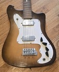 Early Model 1960s Kay Vanguard Style Electric Guitar With Case Vintage 