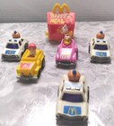 Vtg Mcdonald s Happy Meal Toys Lot Of 6  1984  1985  1995 Pull Back Cars