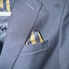 Nautica Boys  Navy Blue Sport Coat Single Breasted Double Button Size 12 Regular