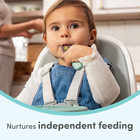 Nuk Kiddy Cutlery Forks  Durable Stainless Steel  Bpa   Latex-free  18  Months 
