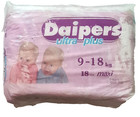 Brand New 90s Diapers Ultra Plus 18 Plastic Diapers No4 Up To 18kgs 40lbs