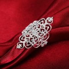 Elegant 925 Sterling Silver New Fashion Crown Wedding Engagement Ring Size 8