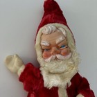 Santa Claus Rushton My Toy 20    Rubber Face   Mittens Blue Eyes Black Boots Belt