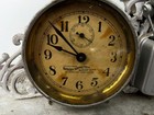 Rare Antique Darche Bank Safety Deposit  Alarm Clock Flash Light Chicago Il