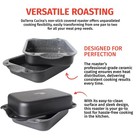 Daterra Cucina - Nonstick Ceramic Coated Dual Roasting Pan Set 2 Identical Pans