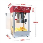 12oz Popcorn Machine Popcorn Maker W  Kettle   Warming Deck Countertop Popper