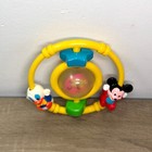 Disney Baby Rattle Toy Mickey Mouse Donald Duck Pluto Vintage 1985 Retro Kids 6 