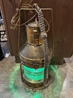 21 5    Antique Anchor Brass Ship Oil Lantern Nautical Boat Light Navy Maritime