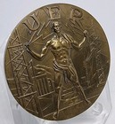 Bronze Medal   Art Nude Strong Man   Portuguese Electrical Union
