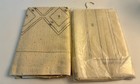 2 Vtg Aunt Lydia s Shadow Trees   Navajo Punch Needle Rug Foundation Canvas