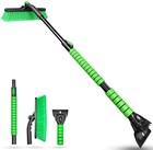  Ice Scraper And Snow Brush For Car Windshield  Extendable Snow 44 Inch Green