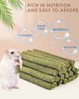 Bissap 22pcs Rabbit Chew Sticks  Mixed Natural Timothy Hay Flower Rose Dahlbe   