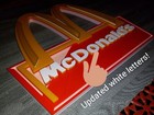 Updated  Mcdonald   s Big 3d Advertising Sign Golden Arches 15   13  3d Printed 