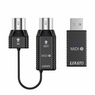 Lekato Wireless Bluetooth Usb Midi Adapter Low Latency 5 Pin To Midi Device