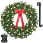 Christmas Wreath For Front Door Home Decoration Artificial Christmas Door Wreath