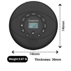Protable Cd Player With Headphones rechargeable Walkman Cd Player With Speaker 