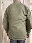 Vintage Wwll Army Field Multi-pocket Military Jacket Green Size Large Must See