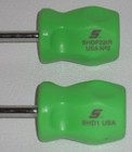  new  Snap-on Stubby Screwdriver Set Phillips   Flat Tip Green Shd1g   Shdp22irg